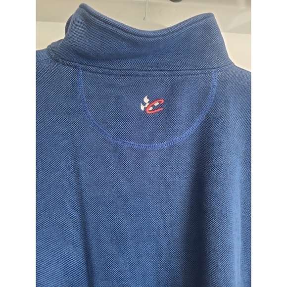 Vintage Chase Authentics Jeff Gordon Mens 2 XL Sweater Blue Pullover 1/4 zip - Picture 5 of 5